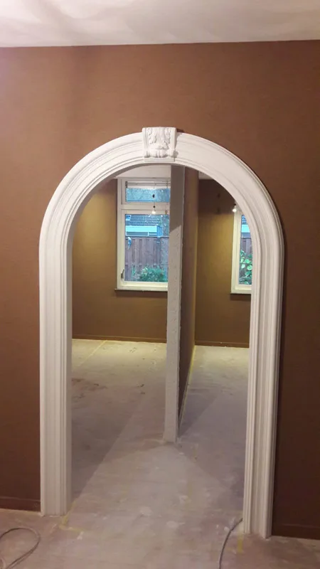 lijstwerk aanbrengen