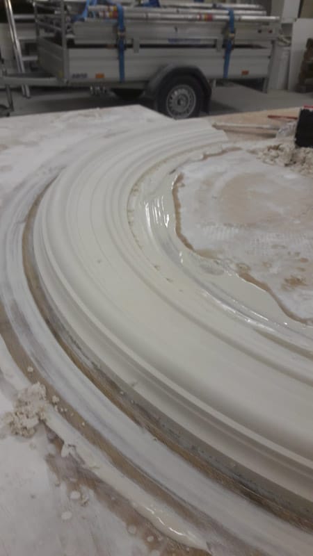 traditioneel lijstwerk trekken